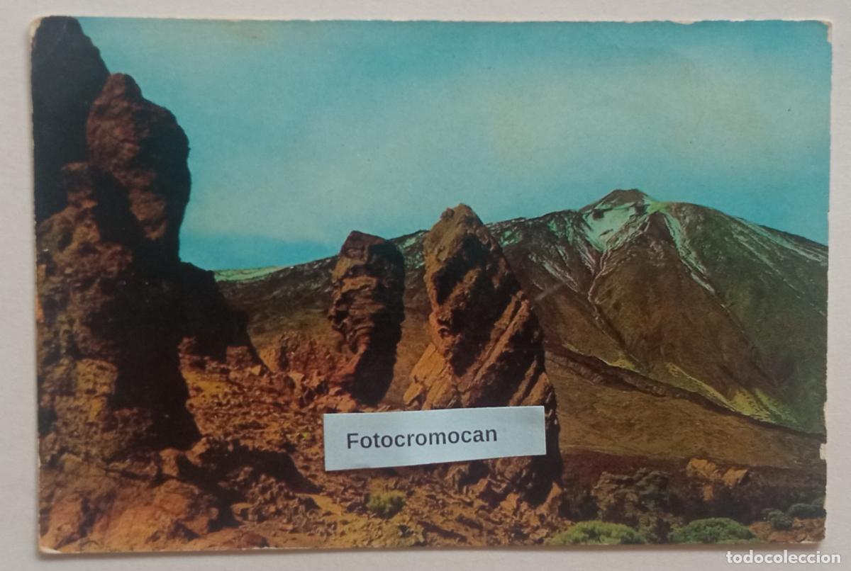 Postales: TENERIFE. EL TEIDE DESDE EL ROQUE CINCHADO. HEREDEROS DE V&Iacute;CTOR GONZ&Aacute;LEZ. N&ordm;21. PUBLICIDAD AL DORSO