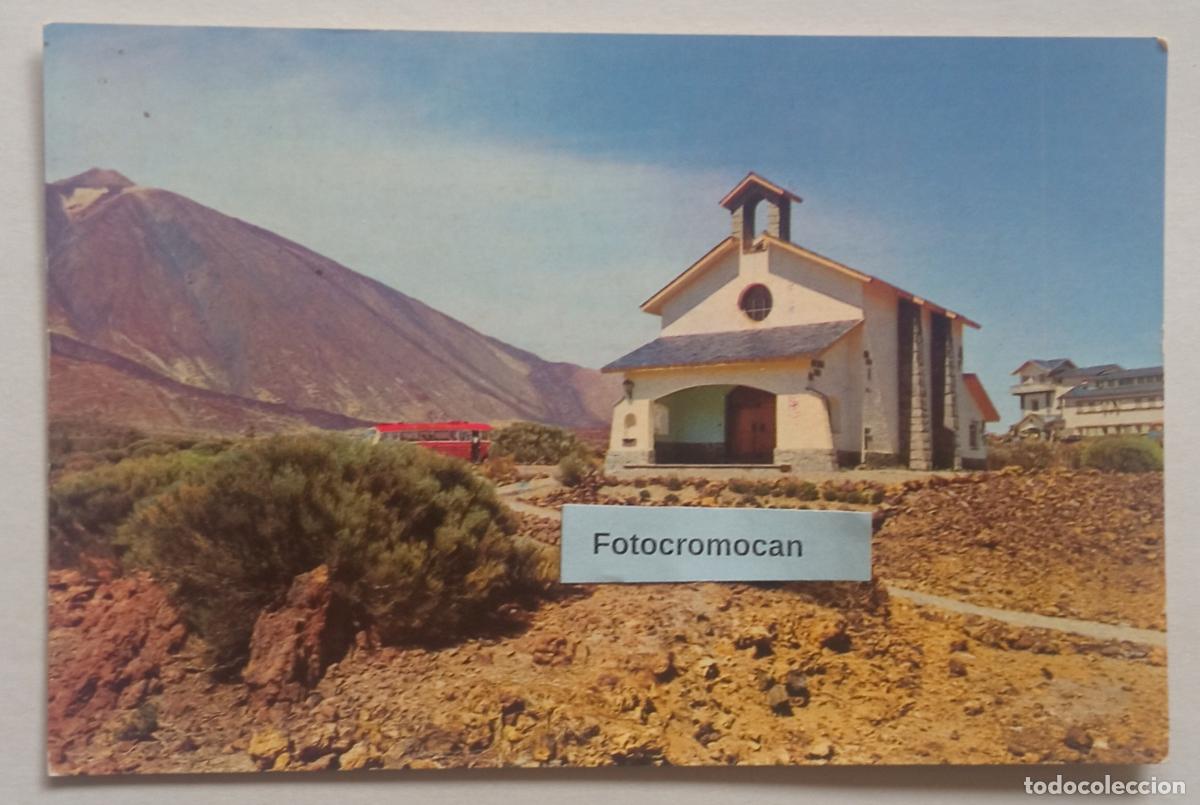 Postkarten: TENERIFE. CAPILLA Y PARADOR DE LAS CA&Ntilde;ADAS. EDITORIAL CANARIA. N&ordm;256