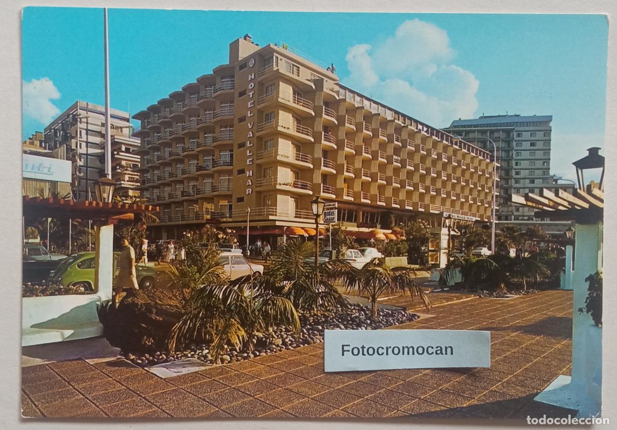 Postales: TERRAZAS Y HOTEL VALLE-MAR. PUERTO DE LA CRUZ. TENERIFE. ED. SICILIA. N&ordm;103