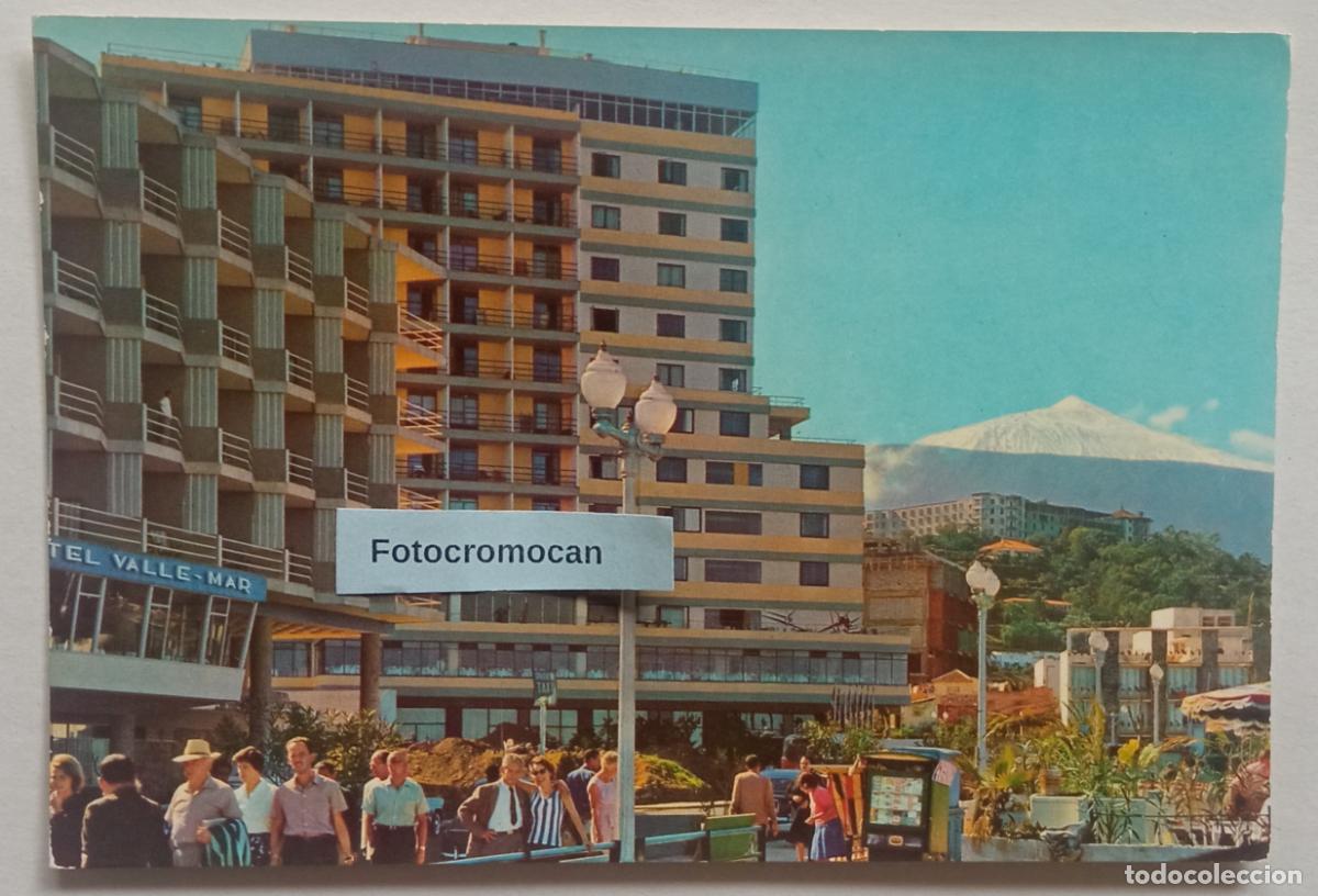 Postales: PUERTO DE LA CRUZ. TENERIFE. HOTEL VALLE-MAR Y TEIDE NEVADO. ED. RO-FOTO. N&ordm;233