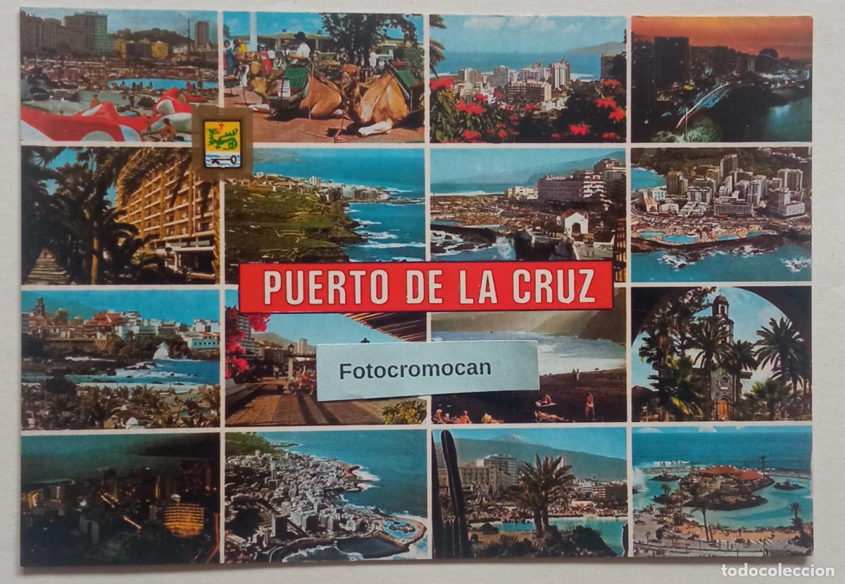 Postales: PUERTO DE LA CRUZ. TENERIFE. DIVERSOS ASPECTOS. FISA. ESCUDO DE ORO. N&ordm;108