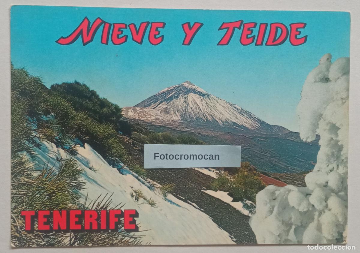 Postales: TENERIFE. NIEVE Y TEIDE. EUROAFRICANA DE CANARIAS. TE 36. EURIMPEX