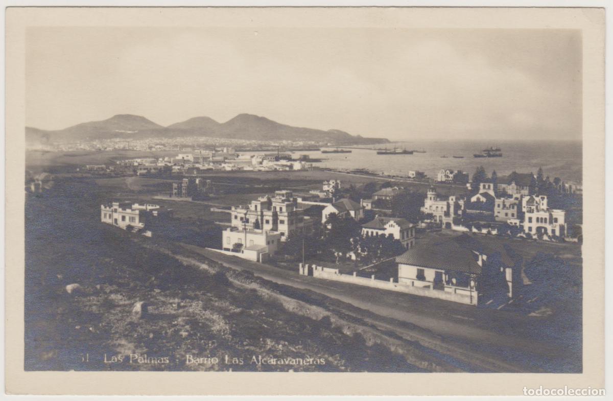 Postales: TARJETA POSTAL - LAS PALMAS - BARRIO LAS ALCARAVANERAS - N&ordm; 51 - BAZAR ALEMAN