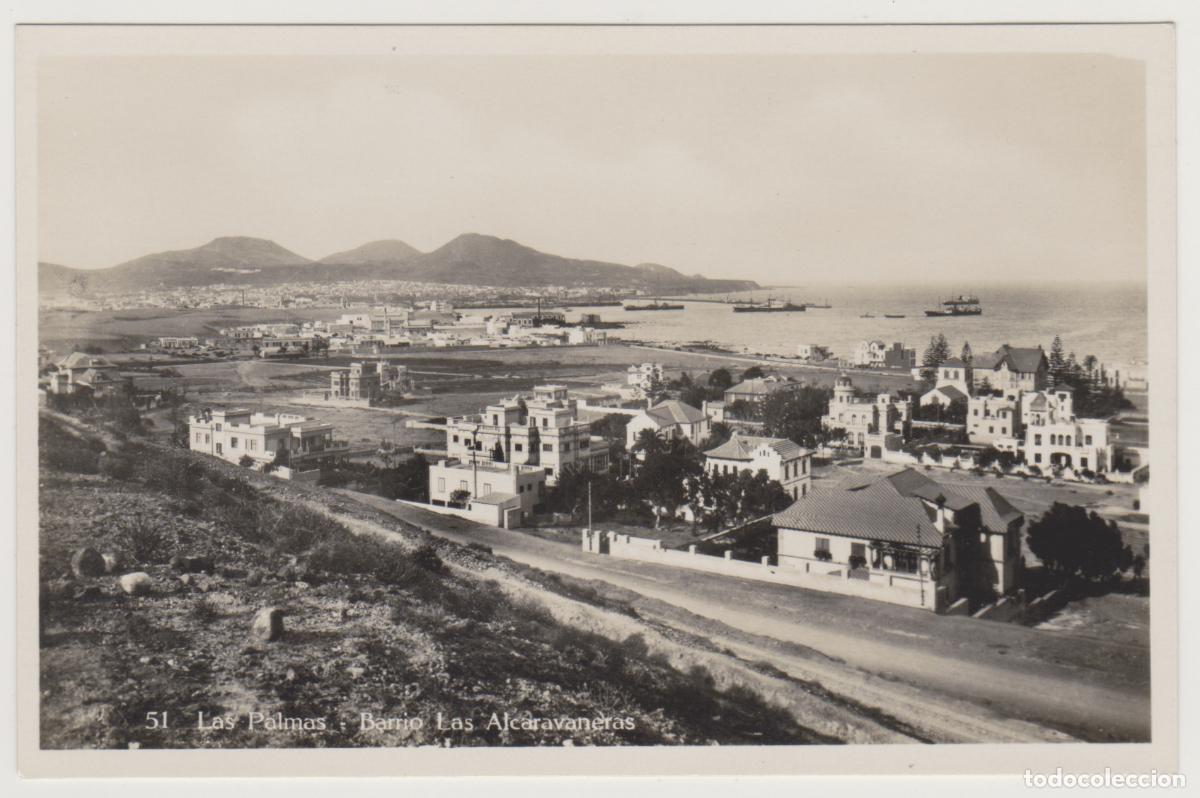 Postales: TARJETA POSTAL - LAS PALMAS - BARRIO LAS ALCARAVANERAS - N&ordm; 51 - BAZAR ALEMAN