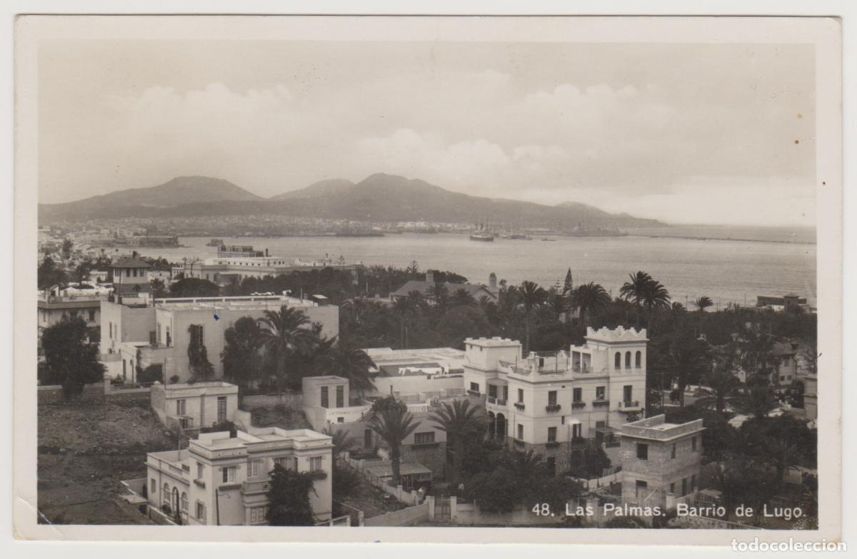 Postales: TARJETA POSTAL - LAS PALMAS - BARRIO DE LUGO - N&ordm; 48 - BAZAR ALEMAN