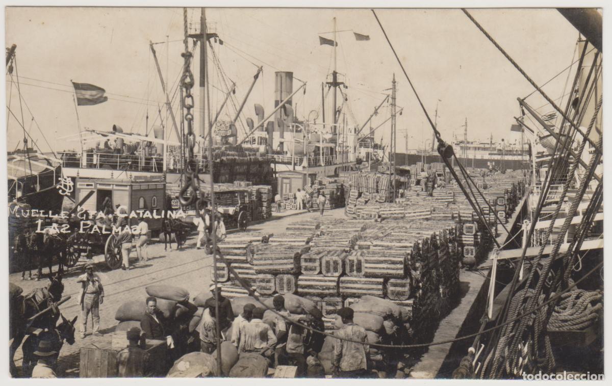 Postales: TARJETA POSTAL - LAS PALMAS - MUELLE DE STA. CATALINA