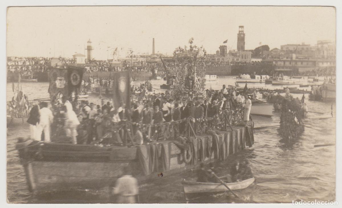 Postales: TARJETA POSTAL - PROCESION MARITIMA DE LA IMAGEN DE LA VIRGEN DEL CARMEN