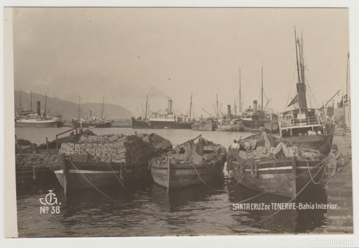 Postales: TARJETA POSTAL - SANTA CRUZ DE TENERIFE - BAHIA INTERIOR - N&ordm; 38 - JG