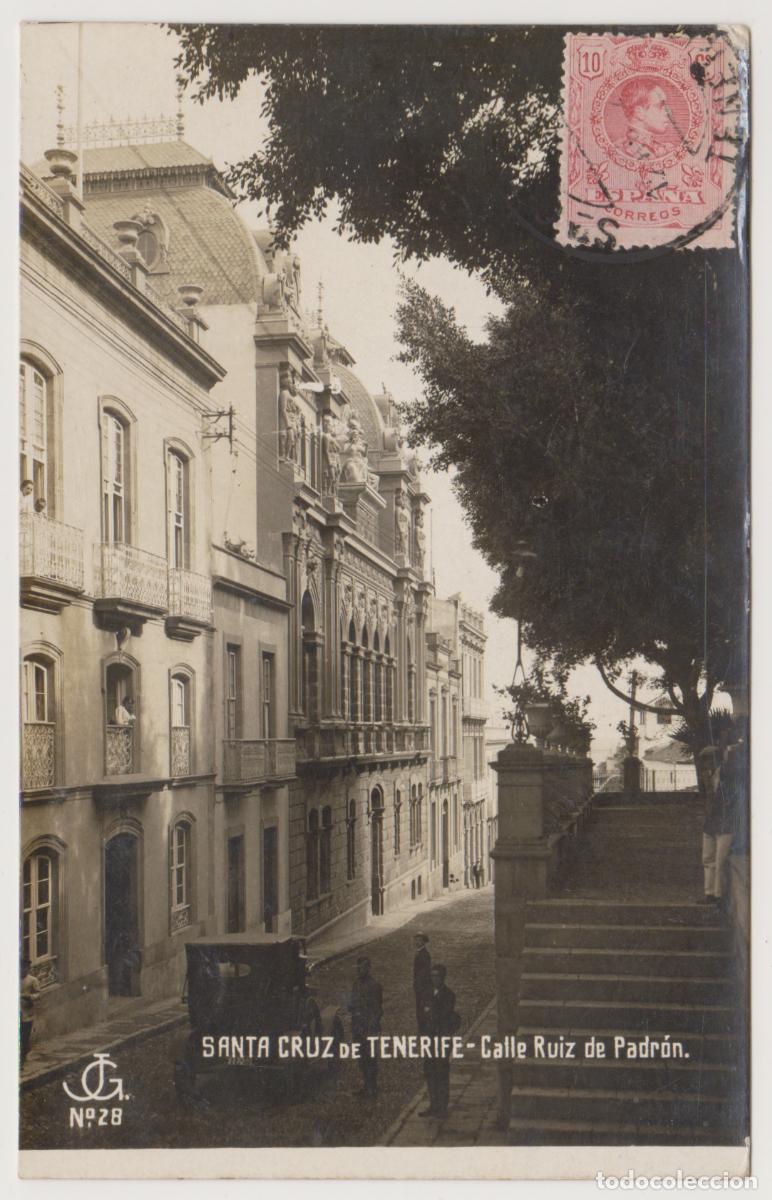Postales: TARJETA POSTAL - SANTA CRUZ DE TENERIFE - CALLE RUIZ DE PADRON - N&ordm; 28 - JG