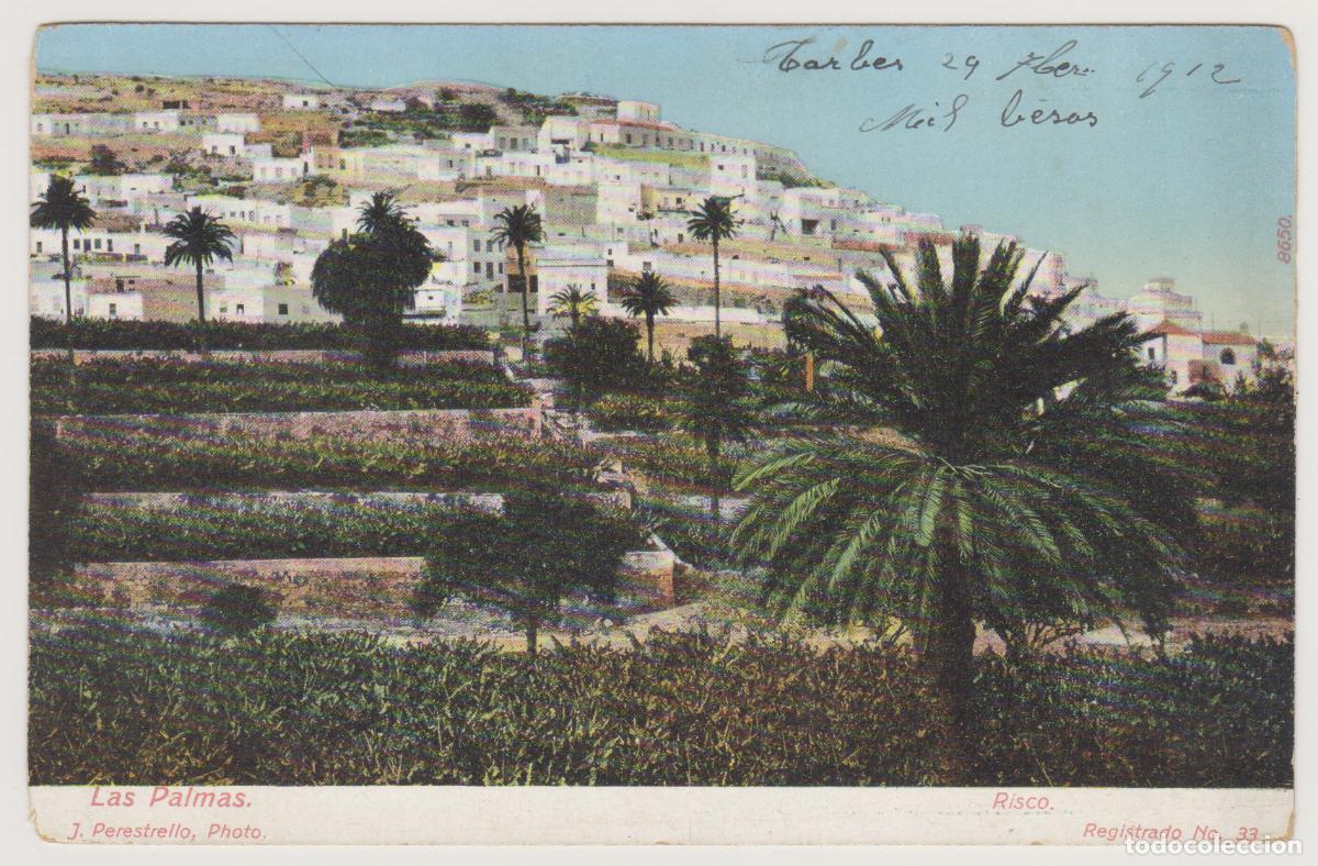 Postales: TARJETA POSTAL - LAS PALMAS - RISCO - N&ordm; 33 - J. PERESTRELLLO