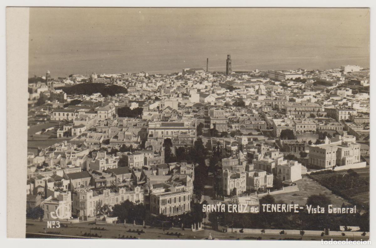 Postais: TARJETA POSTAL - SANTA CRUZ DE TENERIFE - VISTA GENERAL - N&ordm; 3 - JG