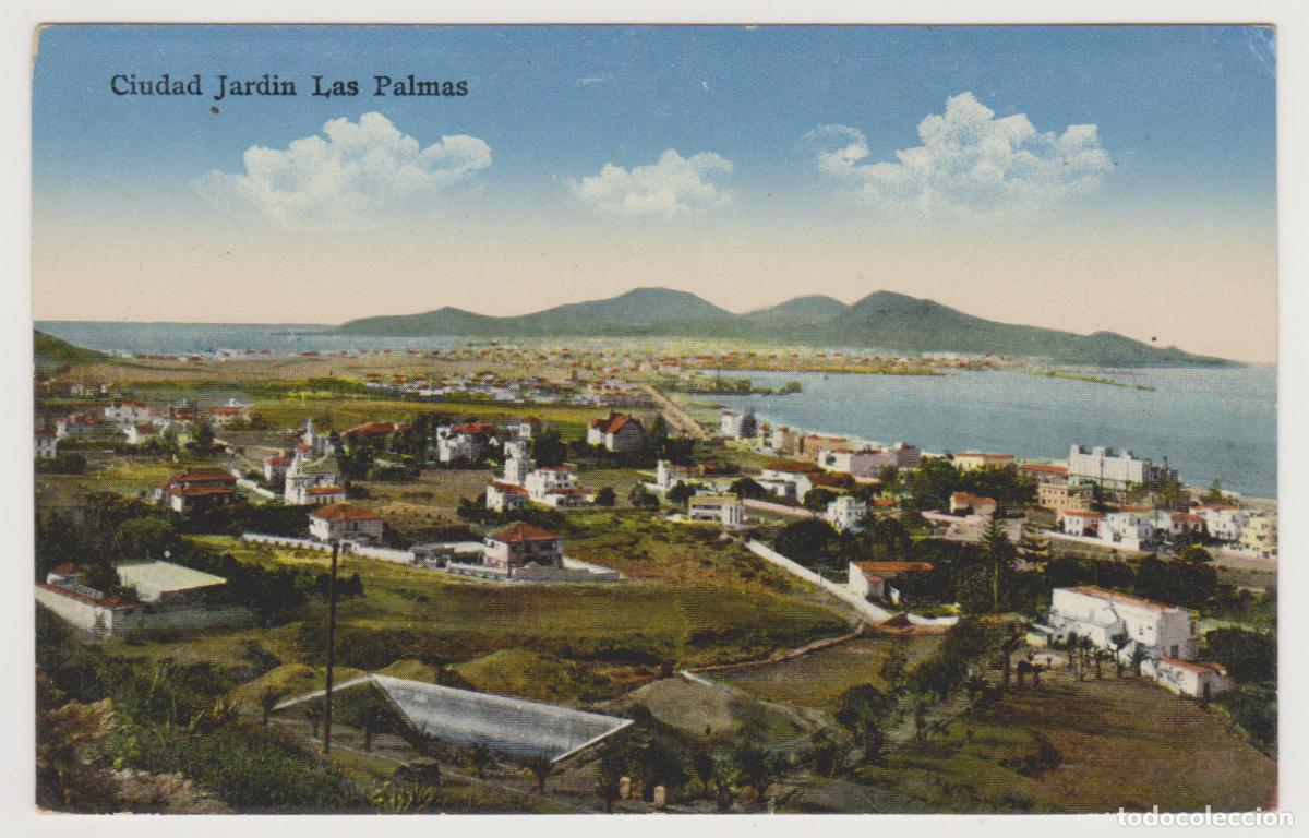 Postales: TARJETA POSTAL - LAS PALMAS - CIUDAD JARDIN - RODIGUES BROS