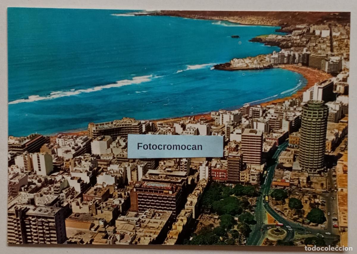 Postales: GRAN CANARIA. PARQUE SANTA CATALINA Y PLAYA LAS CANTERAS. ED. ISLAS. N&ordm;6012. FOTO. DOMINGO