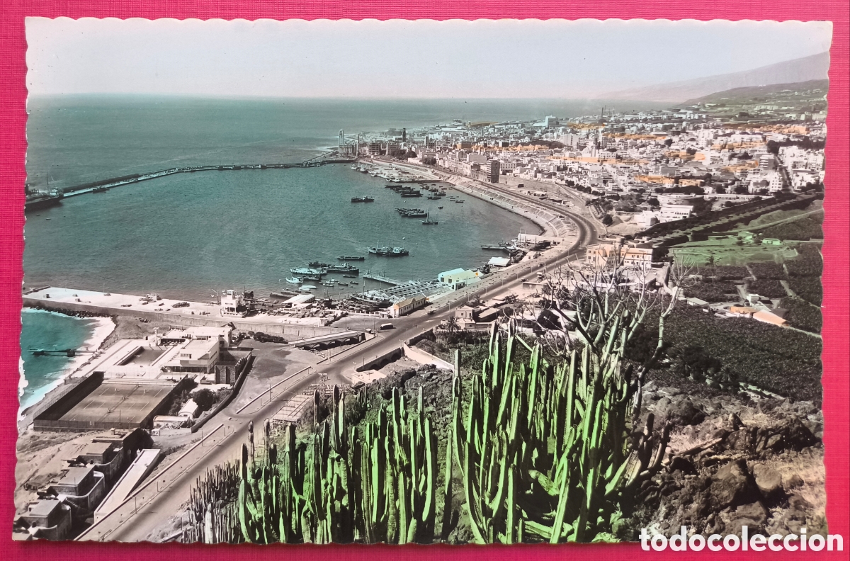 Postales: SANTA CRUZ DE TENERIFE POSTAL FOTOGR&Aacute;FICA COLOREADA CANARIAS C. 1955