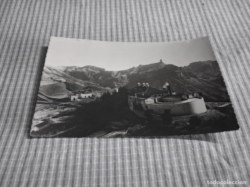 Postales: Postal antigua Canarias. Gran Canaria. Tejeda. Parador y Roque Nubio. Circulada