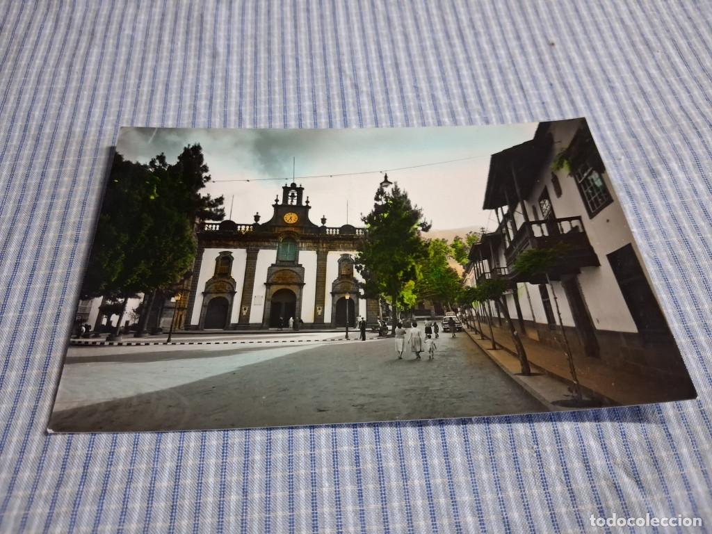 Postales: Postal antigua Canarias. Las Palmas. Teror. Plaza e Iglesia Ntra. Sra. Del Pino