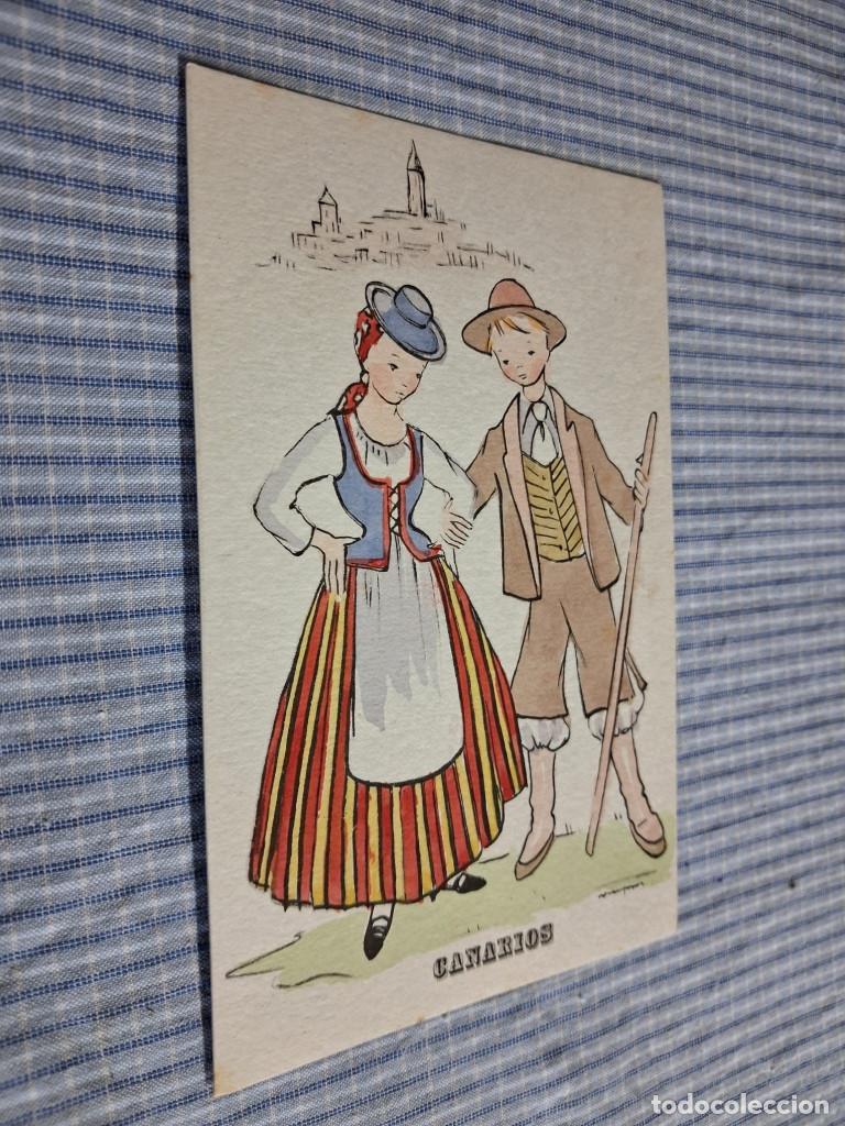 Postales: Postal antigua Canarias. Canarios. Side 4