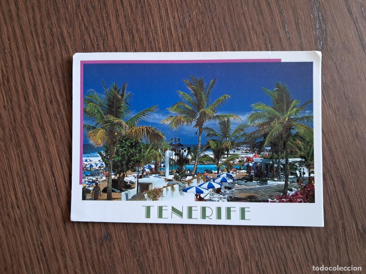 Postales: postal de Espa&ntilde;a, Lago Marti&aacute;nez, Tenerife, escrita, a&ntilde;o 1993.