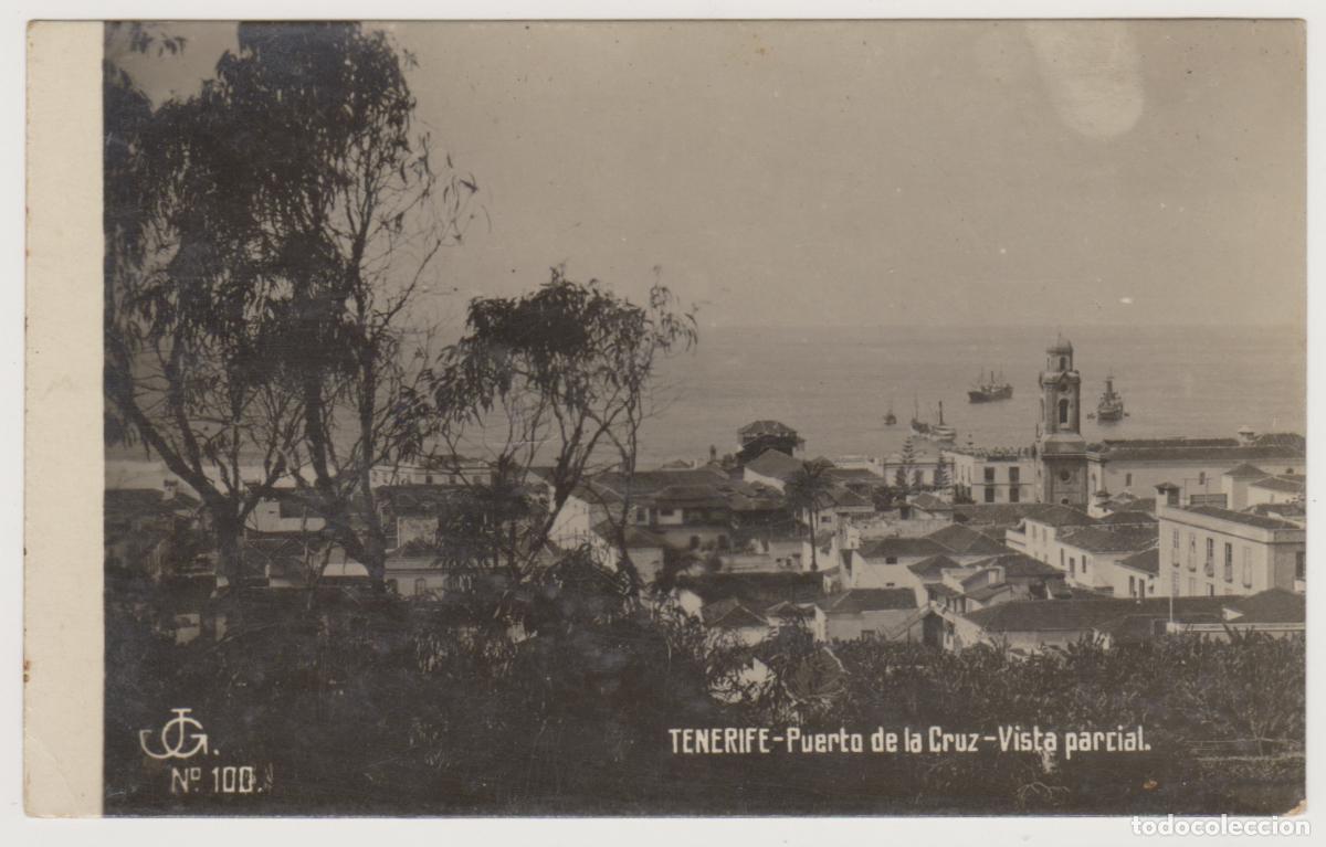 Postales: TARJETA POSTAL - TENERIFE - PUERTO DE LA CRUZ - VISTA PARCIAL - N&ordm; 100 - JG