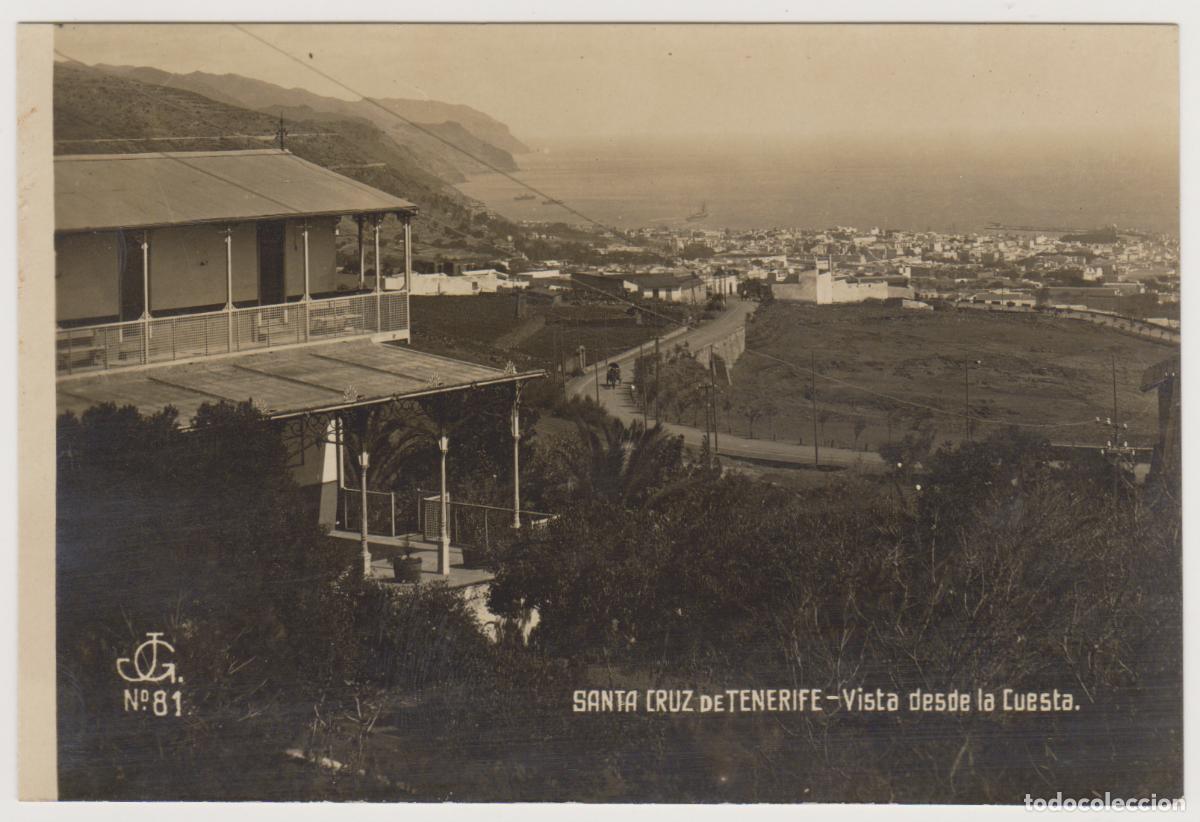 Postales: TARJETA POSTAL - SANTA CRUZ DE TENERIFE - VISTA DESDE LA CUESTA - N&ordm; 81 - JG