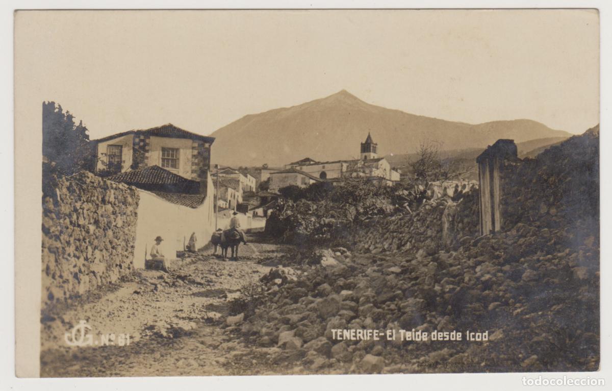 Postales: TARJETA POSTAL - TENERIFE - EL TEIDE DESDE ICOD - N&ordm; 61 - JG