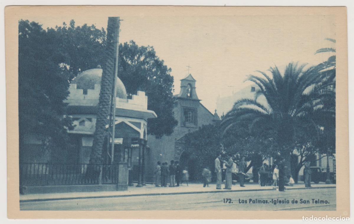 Postales: TARJETA POSTAL - LAS PALMAS - IGLESIA DE SAN TELMO - N&ordm; 172 - RAFAEL ROMERO Y CIA