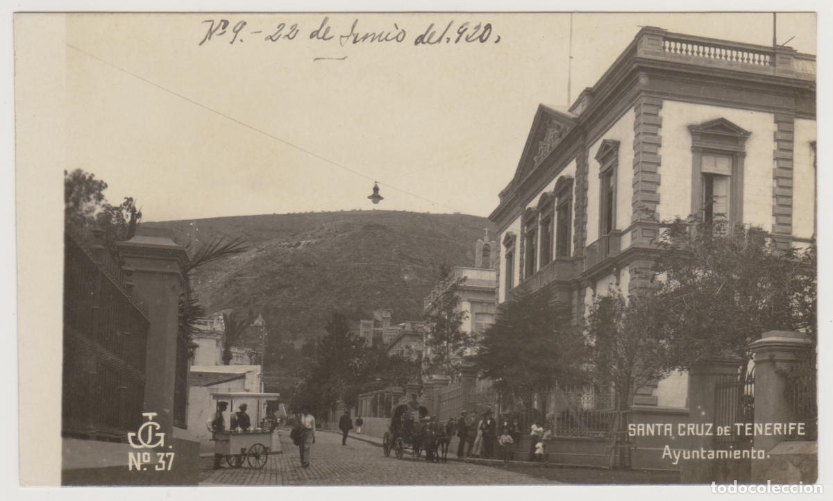 Postales: TARJETA POSTAL - SANTA CRUZ DE TENERIFE - AYUNTAMIENTO - N&ordm; 37 - JG