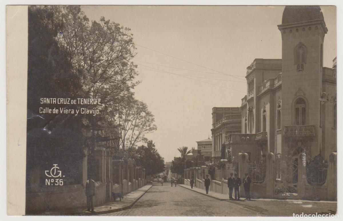 Postales: TARJETA POSTAL - SANTA CRUZ DE TENERIFE - CALLE DE VIERA Y CLAVIJO - N&ordm; 36 - JG