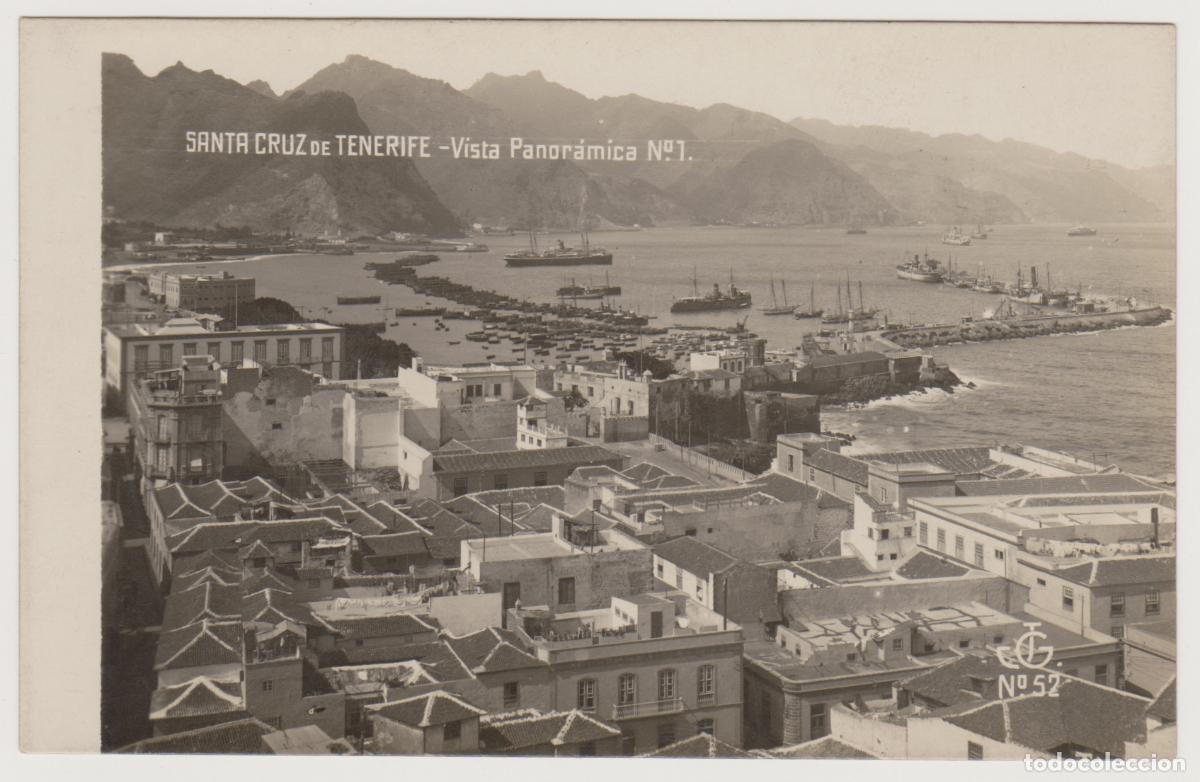 Postales: TARJETA POSTAL - SANTA CRUZ DE TENERIFE - VISTA PANORAMICA N&ordm; 1 - N&ordm; 52 - JG