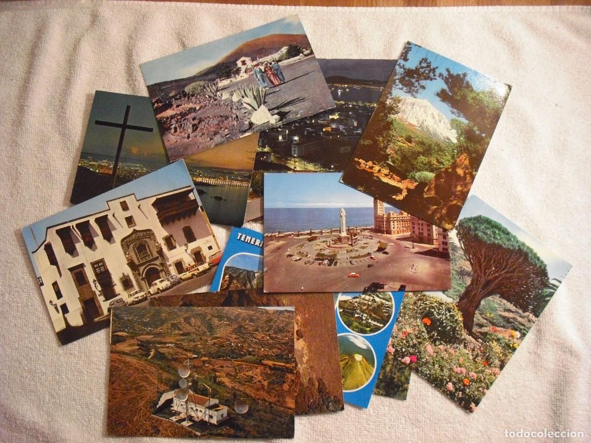 Postales: LOTE DE 13 POSTALES EN COLOR DE DIFERENTES LUGARES DE CANARIAS