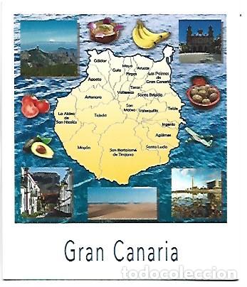 Postales: MAPA DE GRAN CANARIA.- GRAN CANARIA