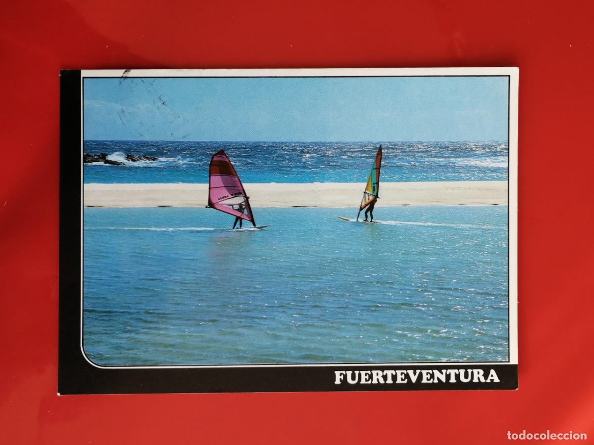 Postales: POSTAL 18591 ESCRITA-SILVA 5012 FUERTEVENTURA CANARIAS SURFING WINDSURF DEPORTES
