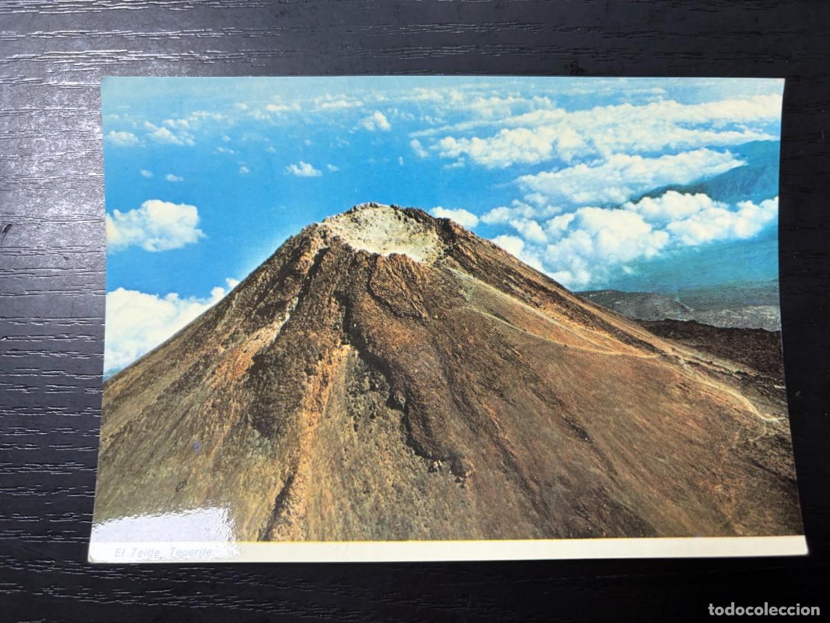 Postales: TARJETA POSTAL. CANARIAS. TENERIFE. VISTA A&Eacute;REA DEL CR&Aacute;TER DEL TEIDE.