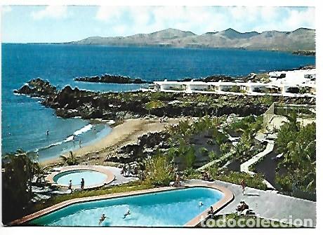 Postales: HOTEL &rdquo; LOS FARIONES &rdquo;. PLAYA.- LANZAROTE