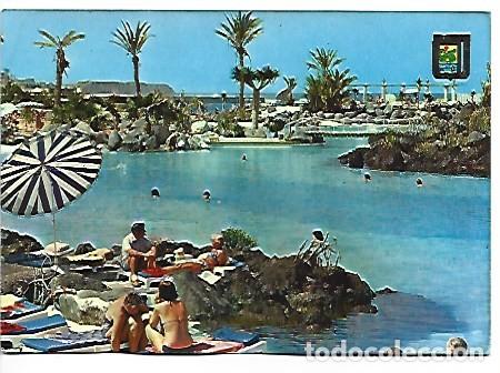 Postales: DETALLES DEL LAGO MARTIANEZ.- PUERTO DE LA CRUZ - TENERIFE