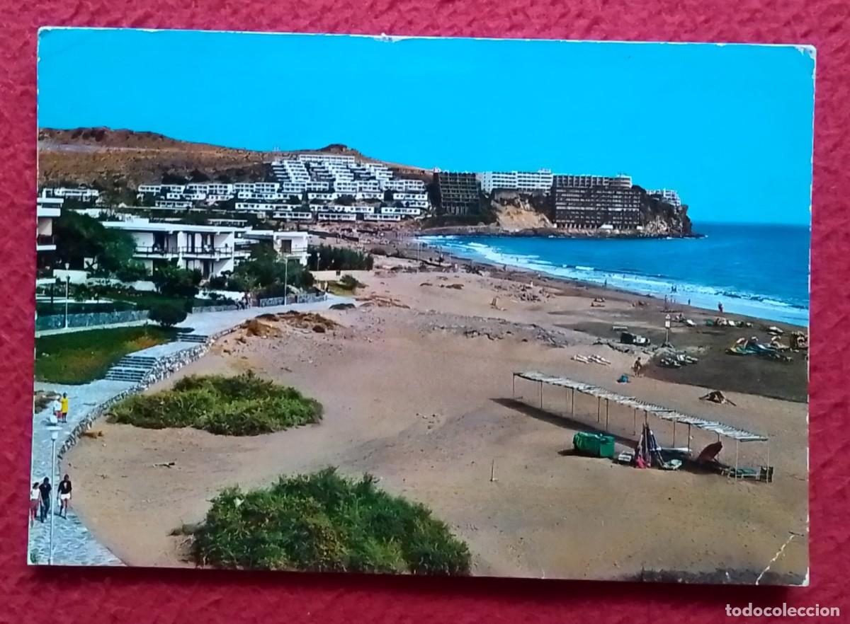 Postales: POSTAL CARTE POSTALE POST CARD CANARY ISLANDS LAS PALMAS DE GRAN CANARIA PLAYA DE SAN AGUST&Iacute;N..SPAIN