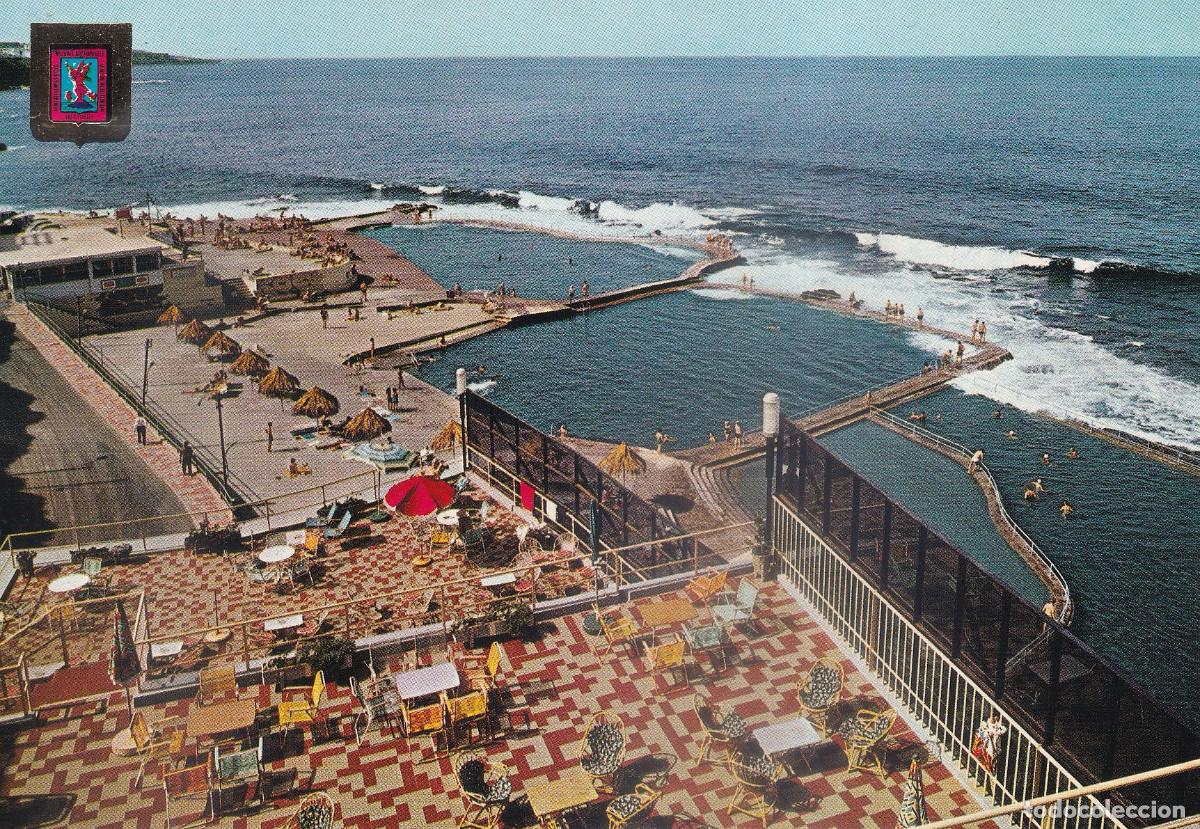 Postales: SANTA CRUZ DE TENERIFE LA LAGUNA BAJAMAR PISCINAS NATURALES