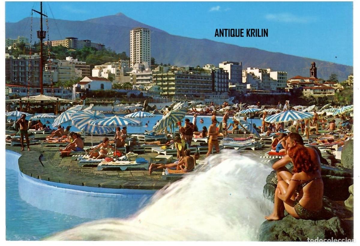 Postales: TENERIFE / PUERTO DE LA CRUZ N&ordm; 2924 VISTA PARCIAL Y PISCINAS / EDI. GASTEIZ / SIN FRANQUEAR