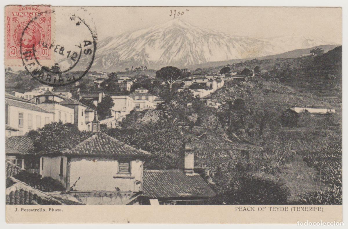 Postales: TARJETA POSTAL - TENERIFE - PEACK OF TEYDE - J. PERESTRELLO