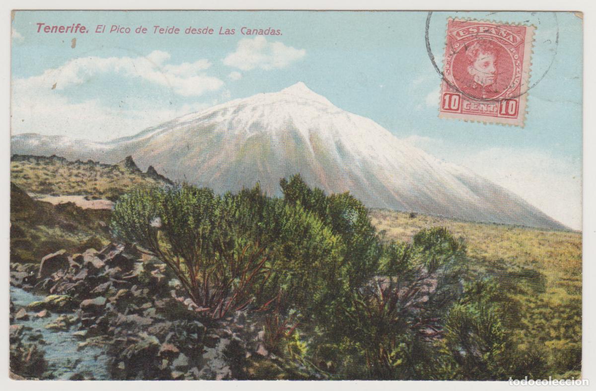 Postales: TARJETA POSTAL - TENERIFE - EL PICO DE TEIDE DESDE LAS CA&Ntilde;ADAS - NOBREGA'S ENGLISH BAZAR
