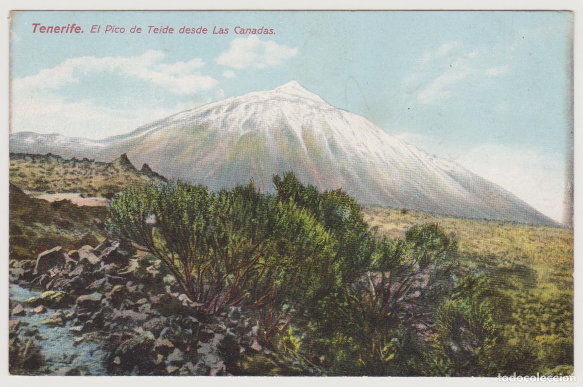 Postales: TARJETA POSTAL - TENERIFE - EL PICO DE TEIDE DESDE LAS CA&Ntilde;ADAS - NOBREGA'S ENGLISH BAZAR