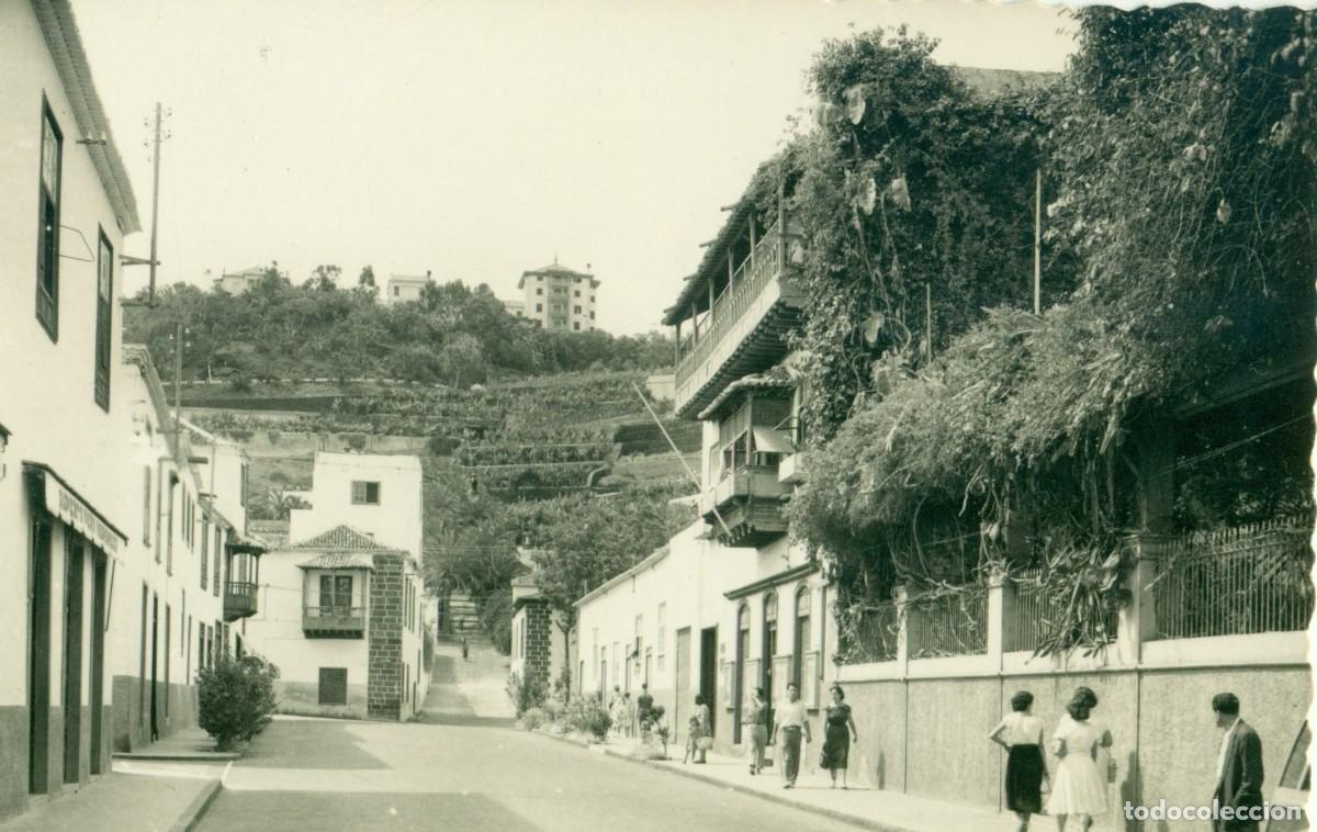 Postales: TENERIFE PUERTO DE LA CRUZ. CALLE DE JOS&Eacute; ANTONIO. EDICIONES ARRIBAS.H. 1960. MUY RARA.