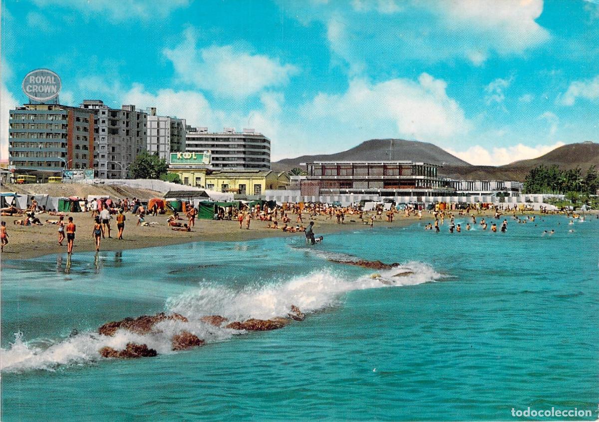 Postales: Postal Playa de las Alcaravaneras Las Palmas de Gran Canaria