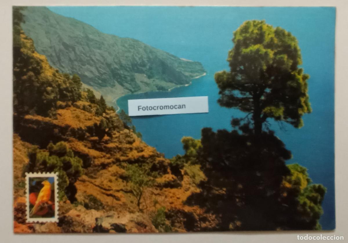 Postales: EL HIERRO. ISLAS CANARIAS. LAS CASAS. PAISAJE. LITOGRAF&Iacute;A SAAVEDRA. N&ordm;577