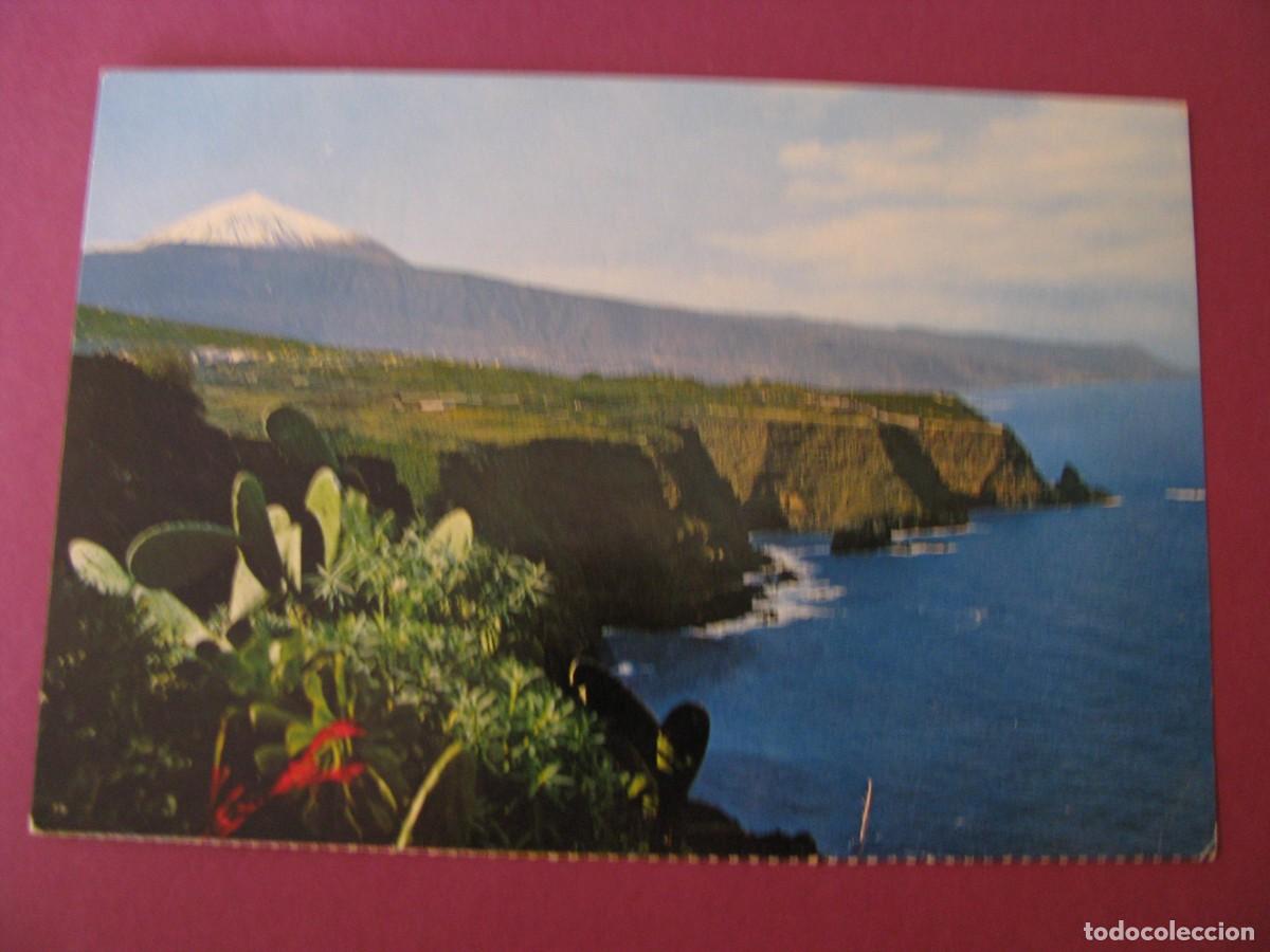 Postales: POSTAL DE TENERIFE. PAISAJE CON TEIDE Y MAR. FARDI.