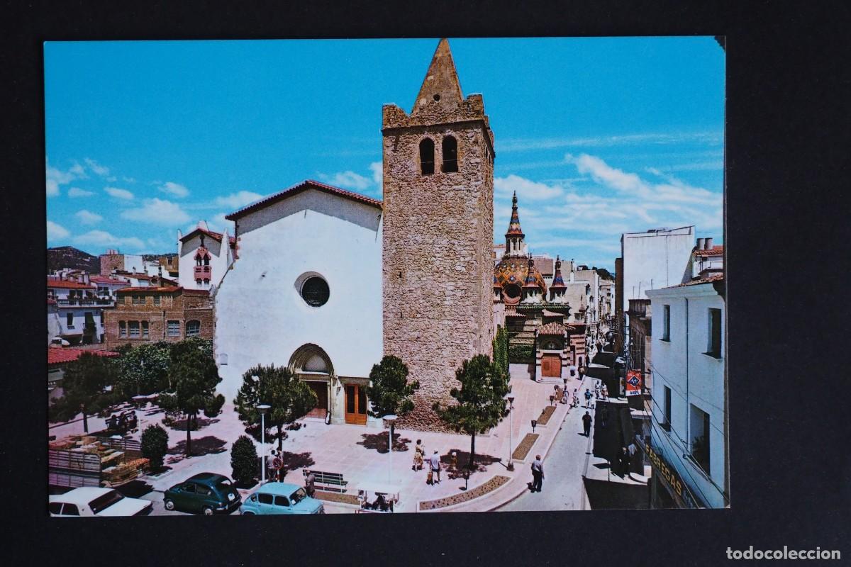 Postales: POSTAL DE LLORET DE MAR: PLAZA DE LA IGLESIA