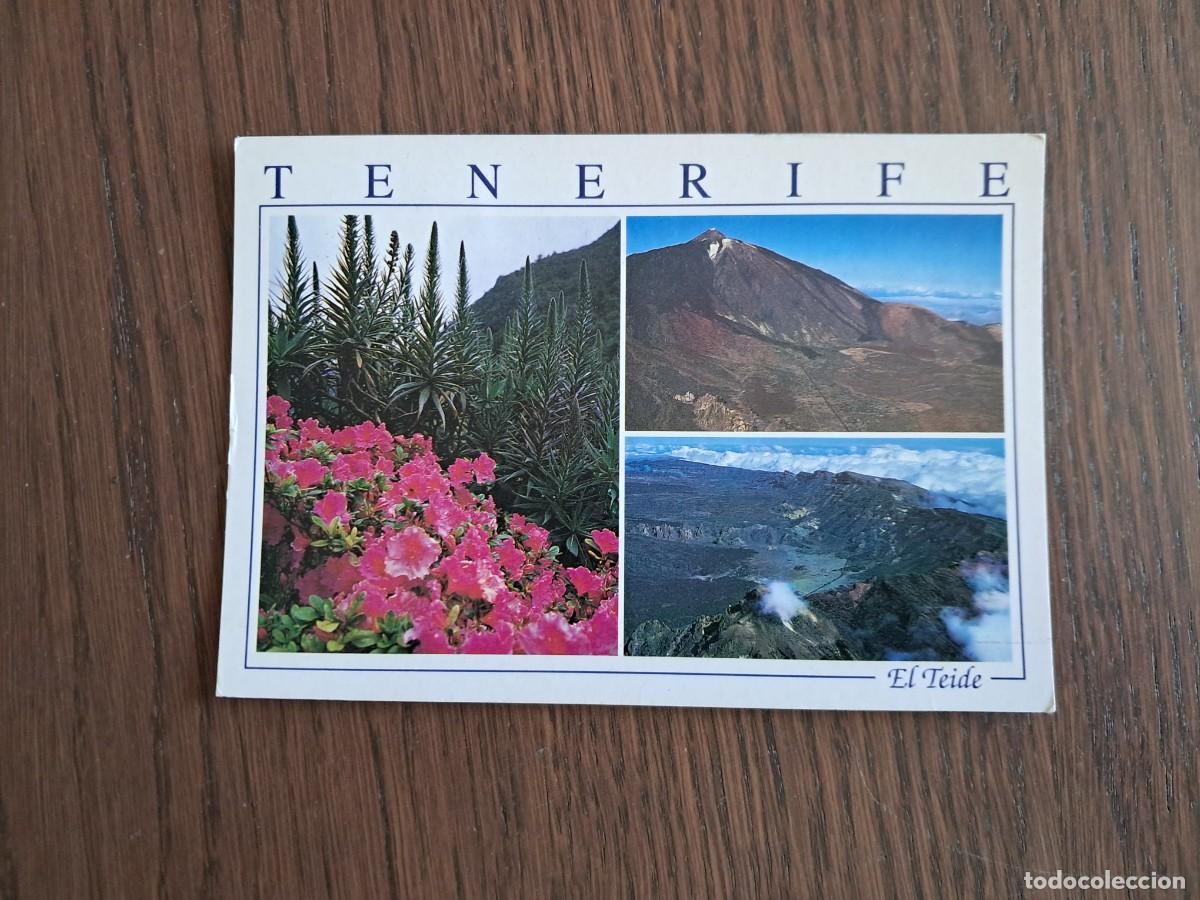 Postales: postal de Espa&ntilde;a, diferentes vistas de Tenerife, El Teide n&ordm; 492, escrita, a&ntilde;o 1995.