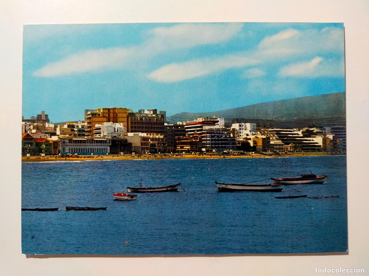 Postales: Tarjeta Postal. LAS PALMAS DE GRAN CANARIAS: Vista parcial de las Canteras - Ed: Global Traders