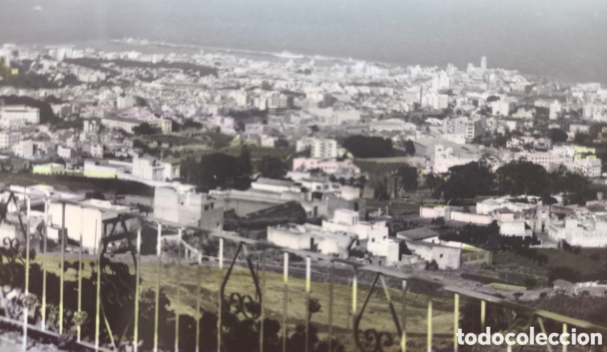 Postales: SANTA CRUZ DE TENERIFE MIRADOR VISTA BELLA POSTAL FOTOGR&Aacute;FICA COLOREADA CANARIAS C. 1955