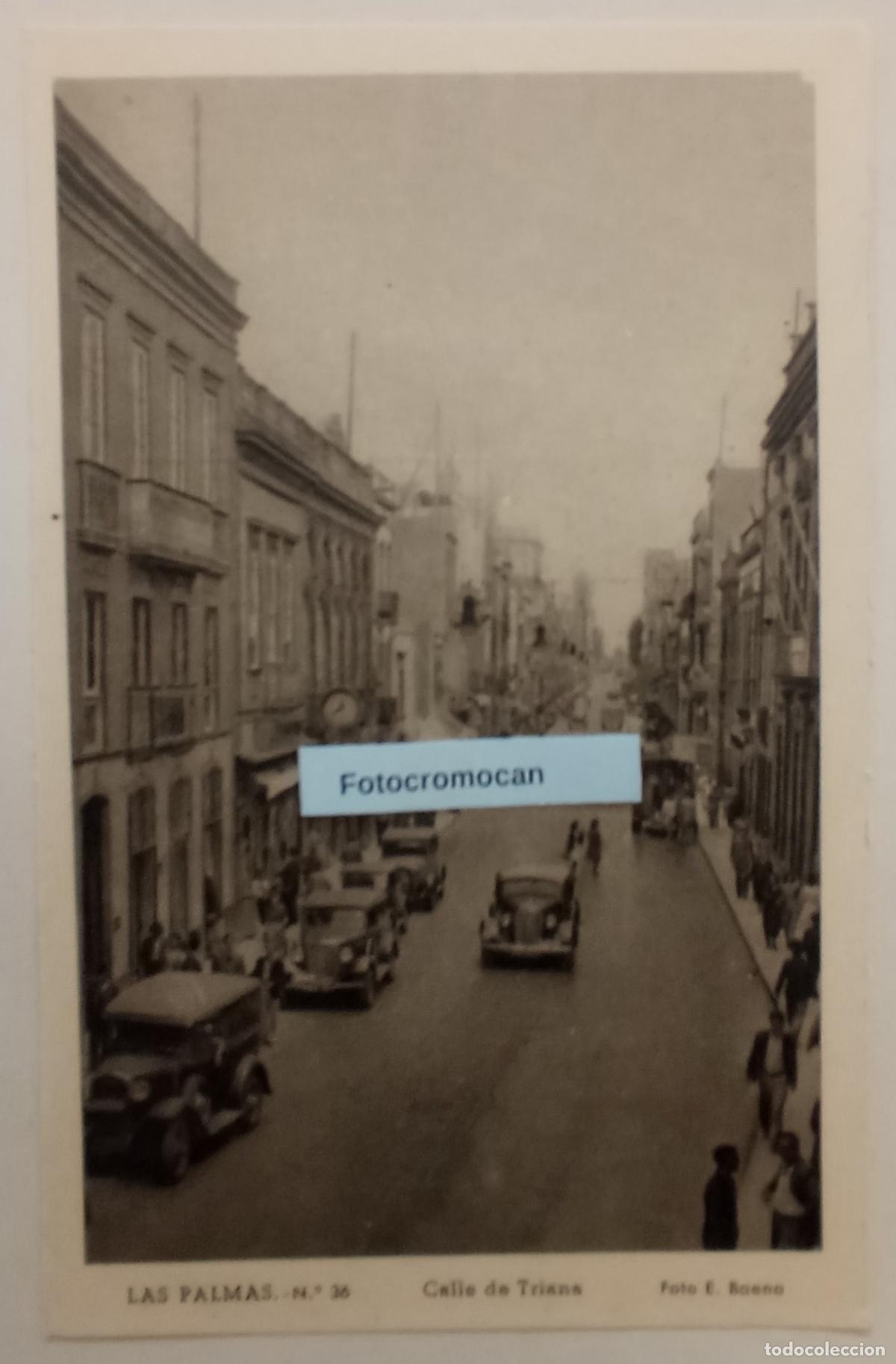 Postales: LAS PALMAS. CALLE DE TRIANA. FOTO. E. BAENA. ED. VDA. DE RAFAEL ROMERO. N&ordm;36